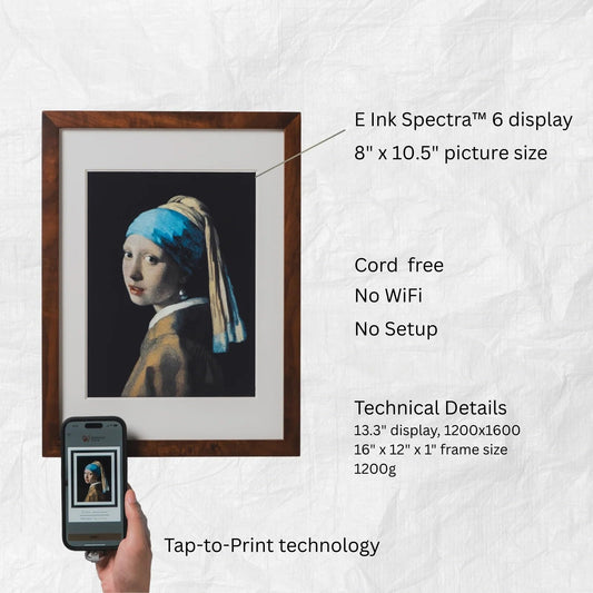 Reflection Frame Wireless ePaper Digital Art & Photo Display – 13.3 Inch