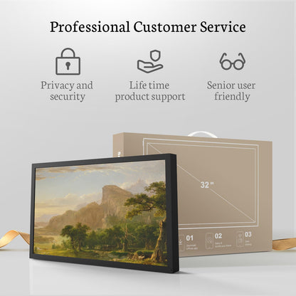 BSIMB 32-Inch FHD WiFi Digital Picture Display Frame – Wall Mount Ready