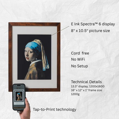 Reflection Frame Wireless ePaper Digital Art & Photo Display – 13.3 Inch