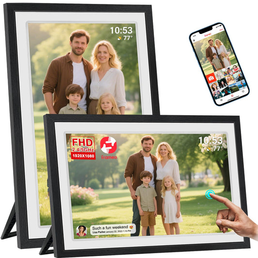 21.5-Inch FRAMEO Smart WiFi Digital Photo Frame with FHD IPS Display
