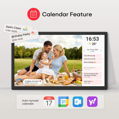 Frameo 32-Inch Smart WiFi Digital Picture Frame with 64GB Memory