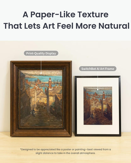 SwitchBot AI Art Frame 13.3-Inch Electronic Ink Smart Wall Display