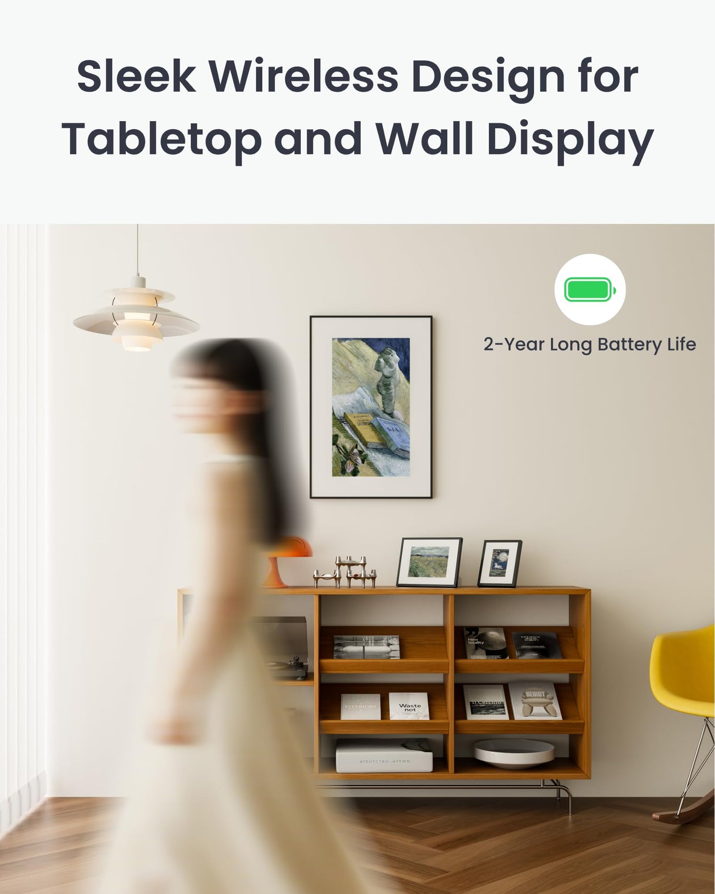 SwitchBot AI Art Frame 13.3-Inch Electronic Ink Smart Wall Display