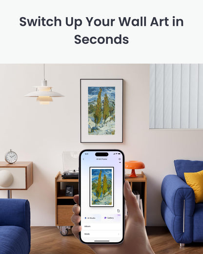 SwitchBot AI Art Frame 13.3-Inch Electronic Ink Smart Wall Display