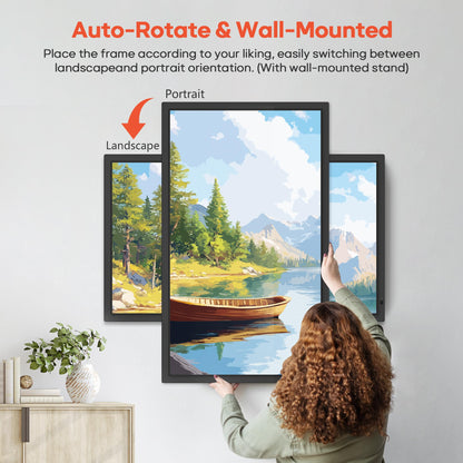 Frameo 32-Inch Smart WiFi Digital Picture Frame with 64GB Memory