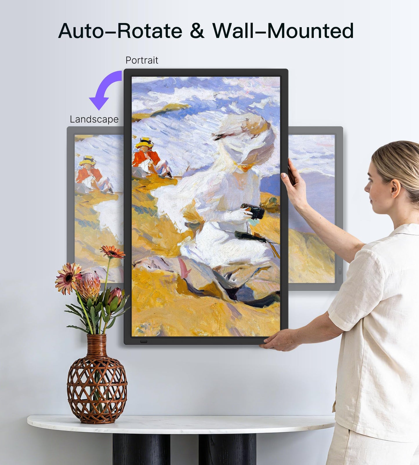 Uhale 32-Inch Large WiFi Digital Picture Frame with Remote Control