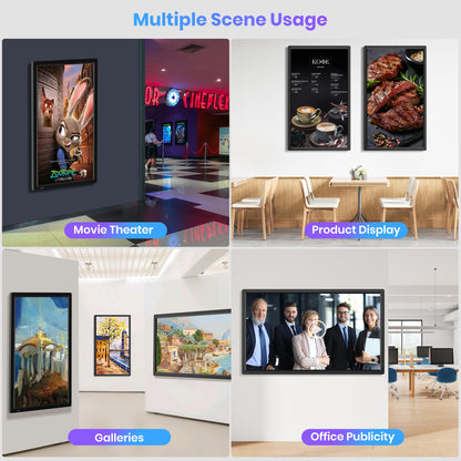 Uhale 32-Inch Smart Electronic Photo Frame with Auto-Rotate & WiFi