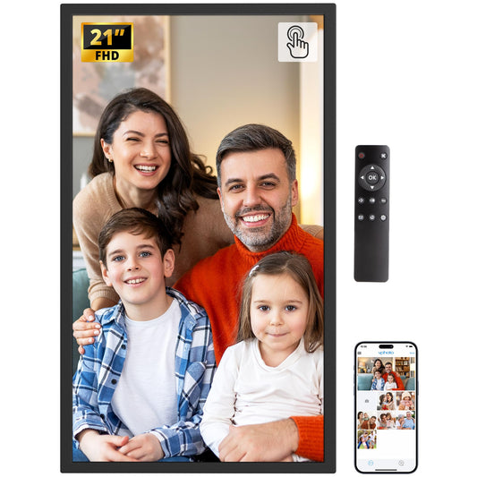 Dragon Touch 21.5-Inch Smart WiFi Digital Picture Frame with Touch Screen